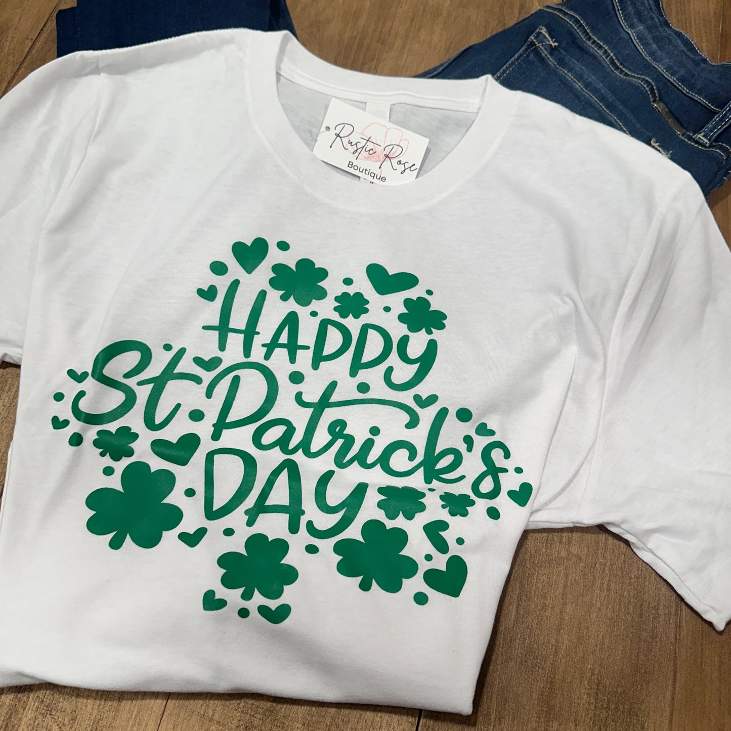 St. Patrick's Day Clover Tee