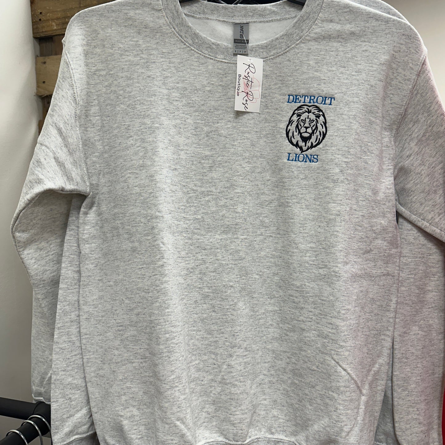 Lions Embroidered Crew