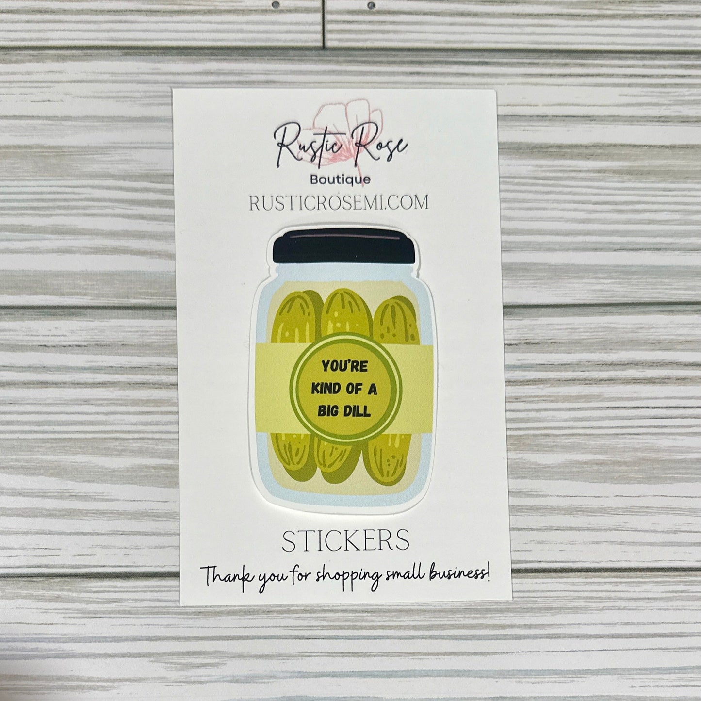 You're Kind of a Big Dill