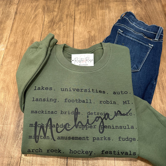 Michigan Things - Crewneck