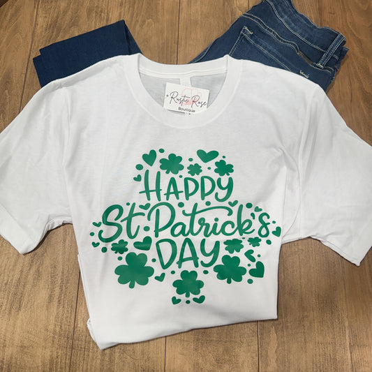 St. Patrick's Day Clover Tee