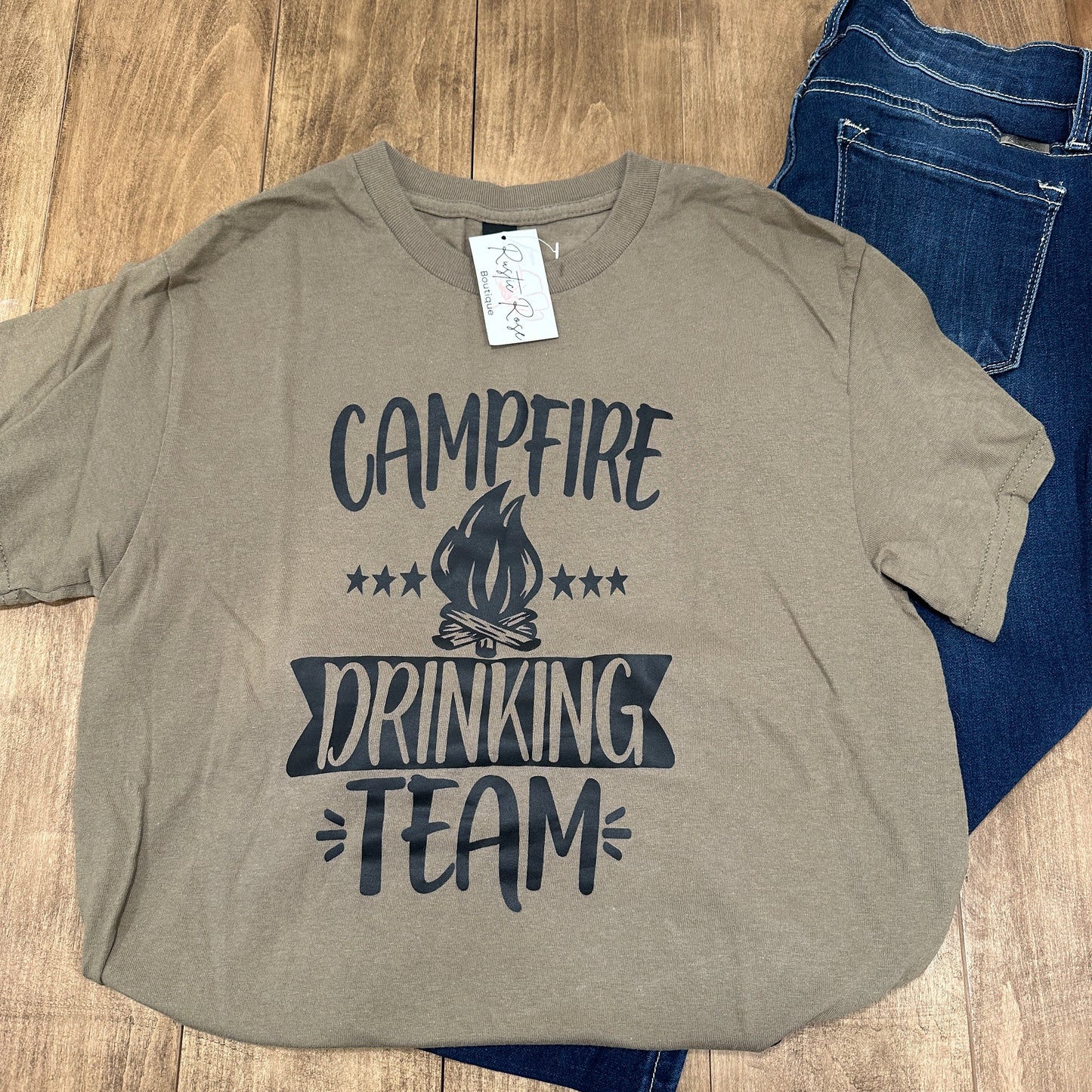Campfire Drinking Team Tee