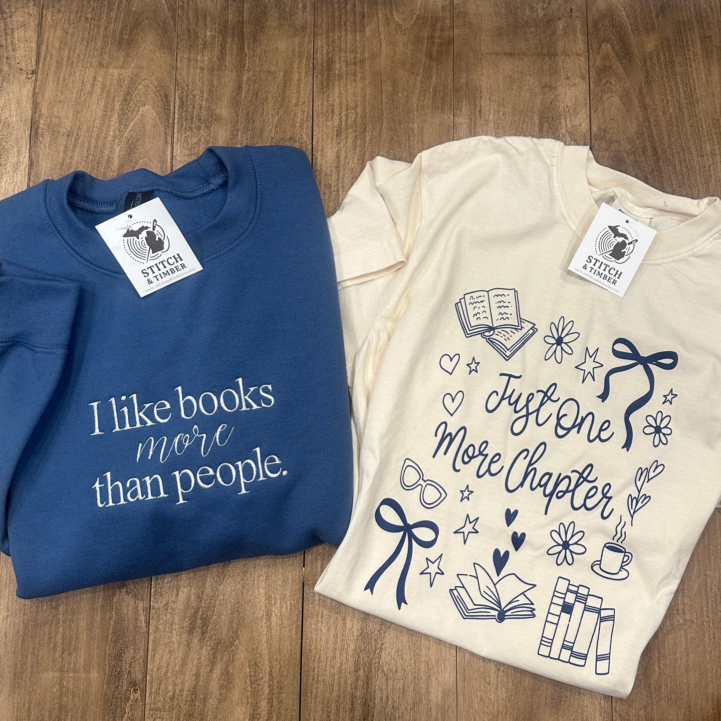 I like books more than people Crew