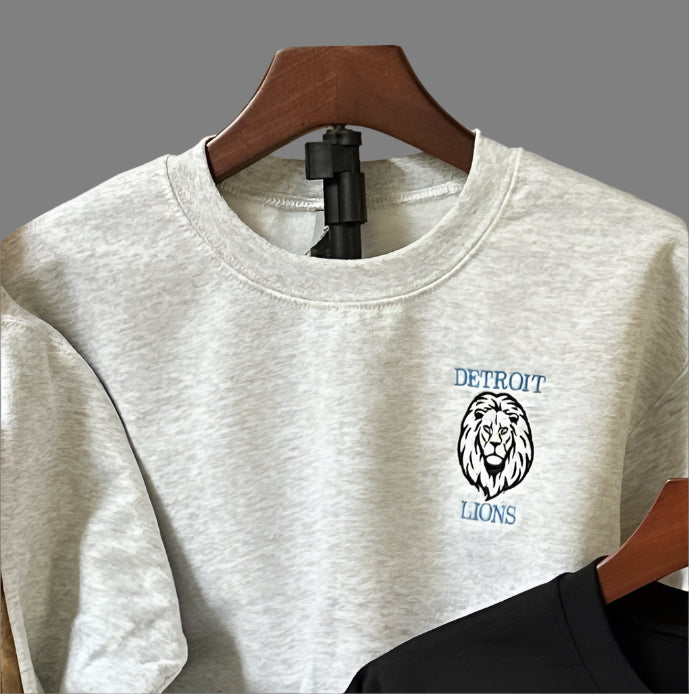 Lions Embroidered Crew