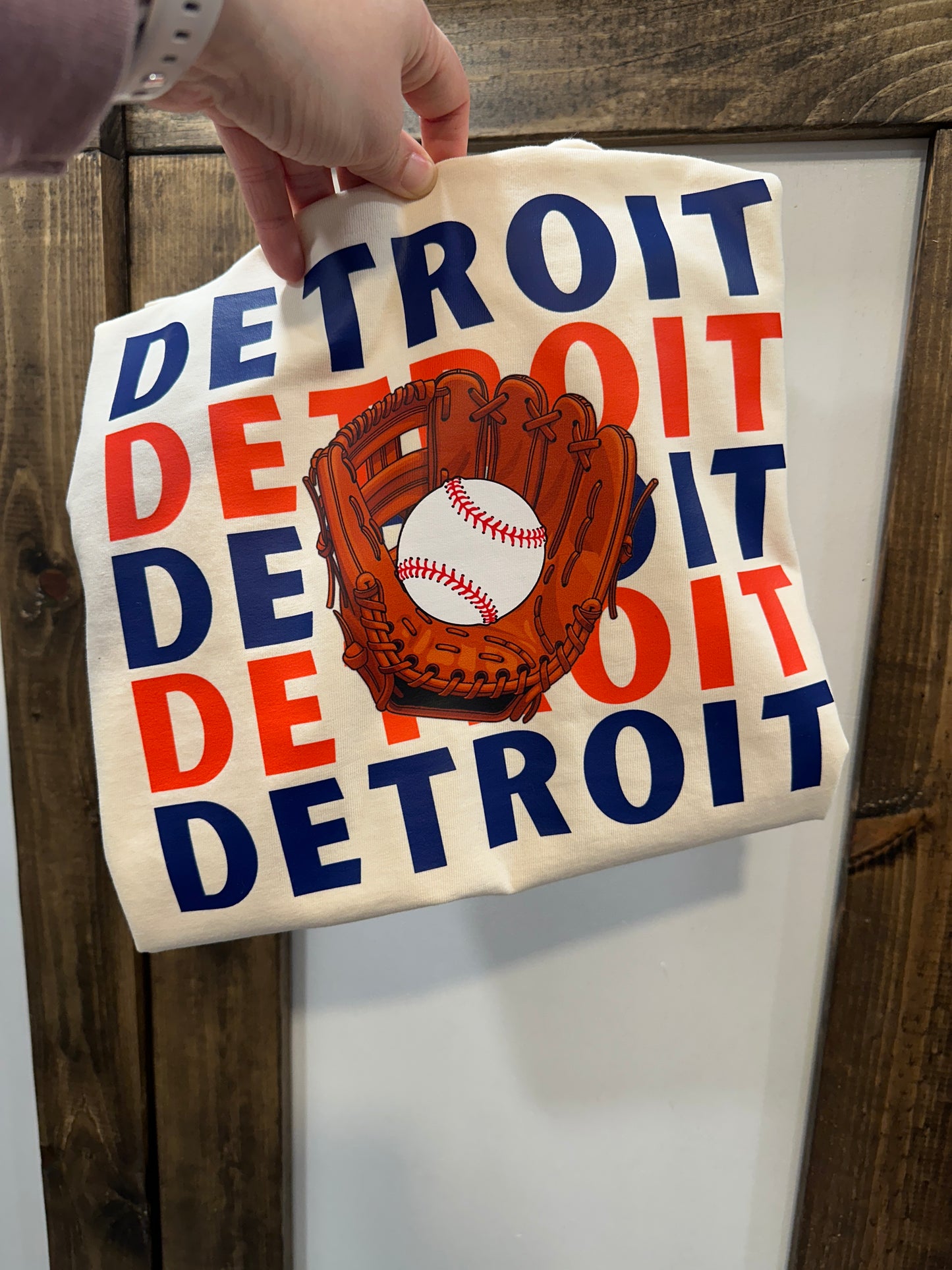 Detroit Stacked Tee