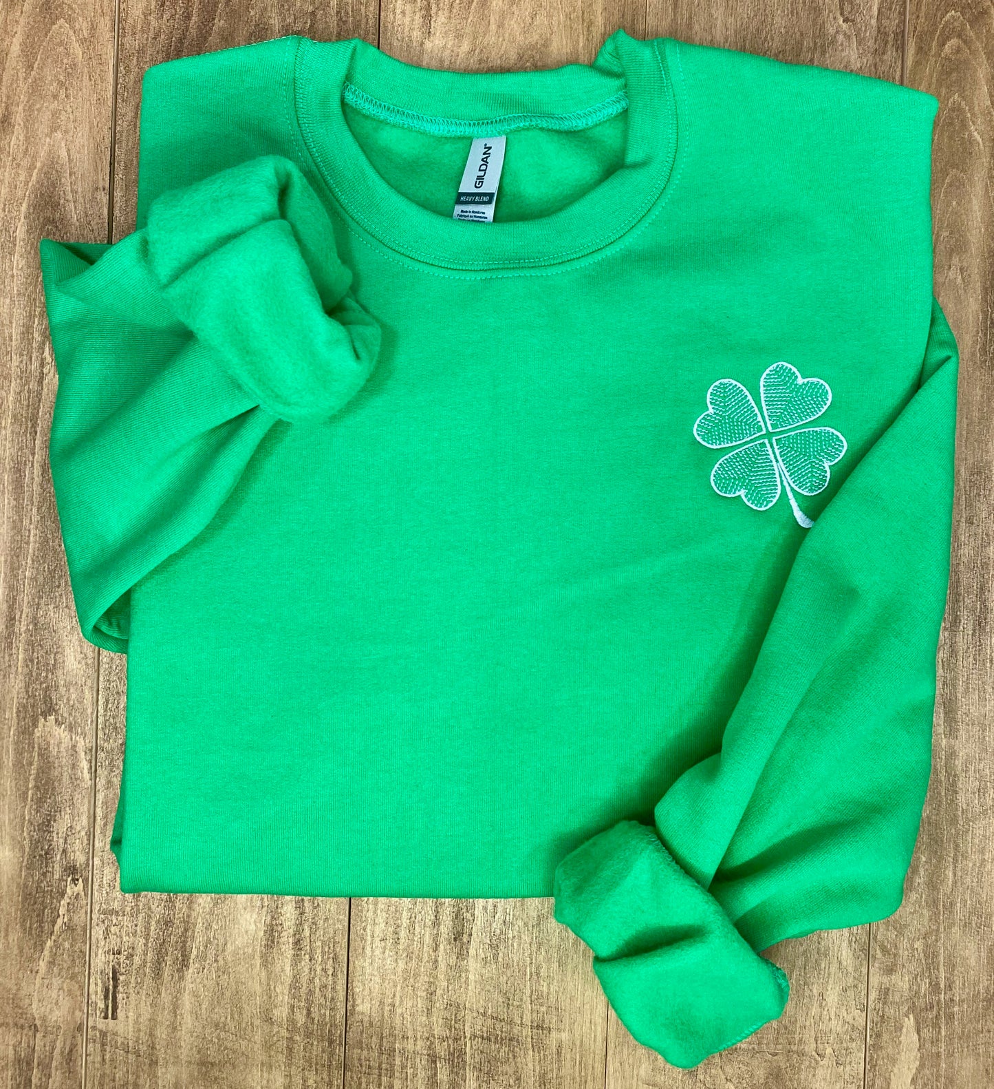 Geometric Clover Crewneck