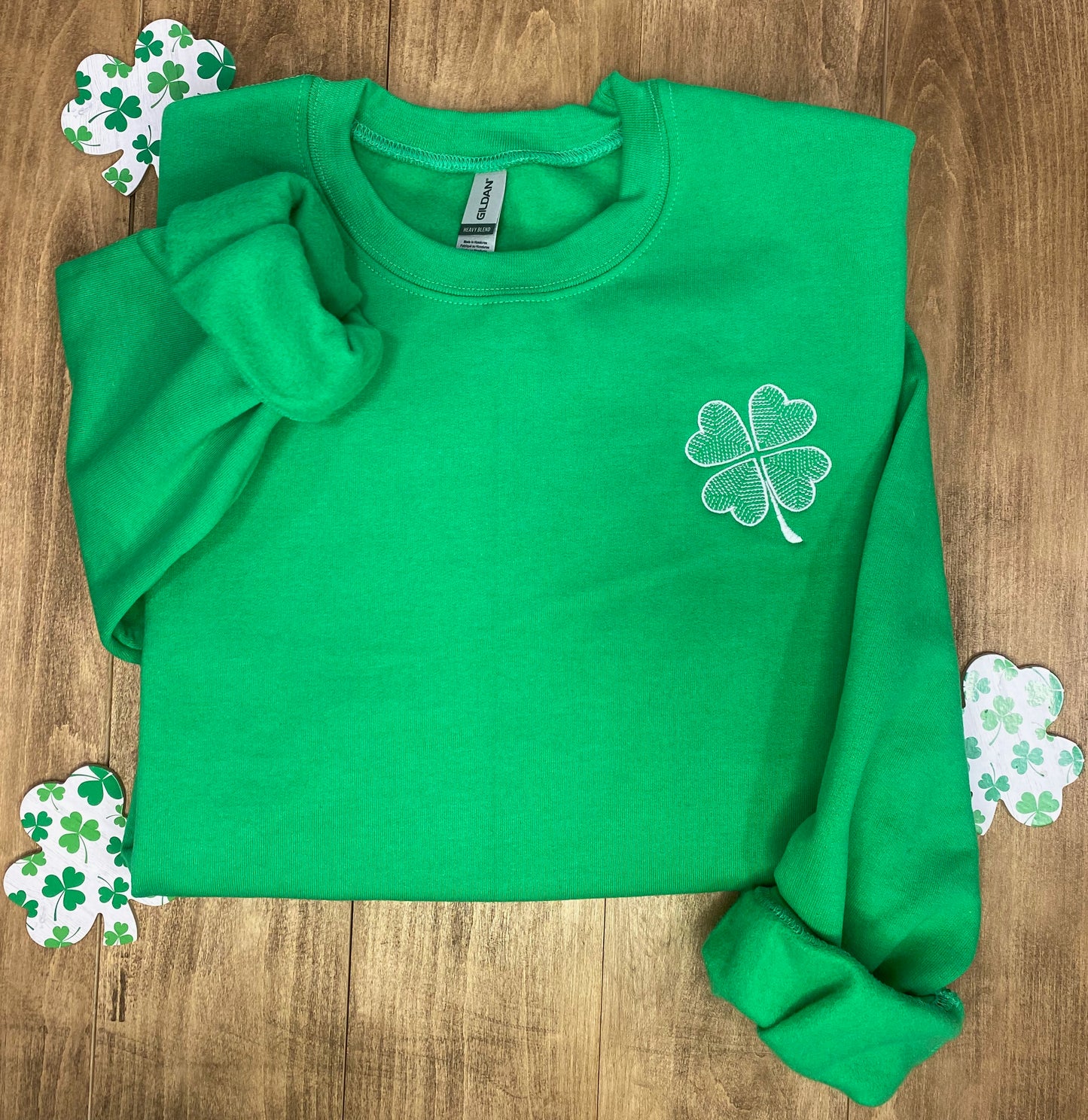 Geometric Clover Crewneck